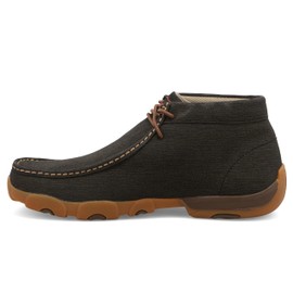 Twisted X Men's Chukka Driving Moc, Moc Toe, Charcoal, 10.5 M