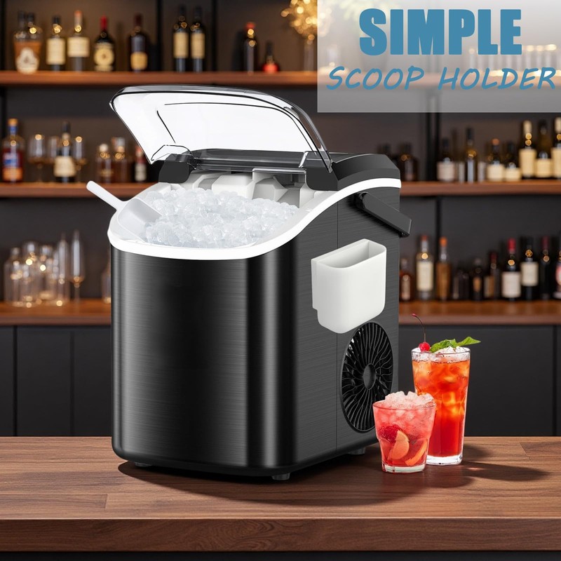 Ice Scoop Holder for Countertop Ice Makers, Freezers & Ice