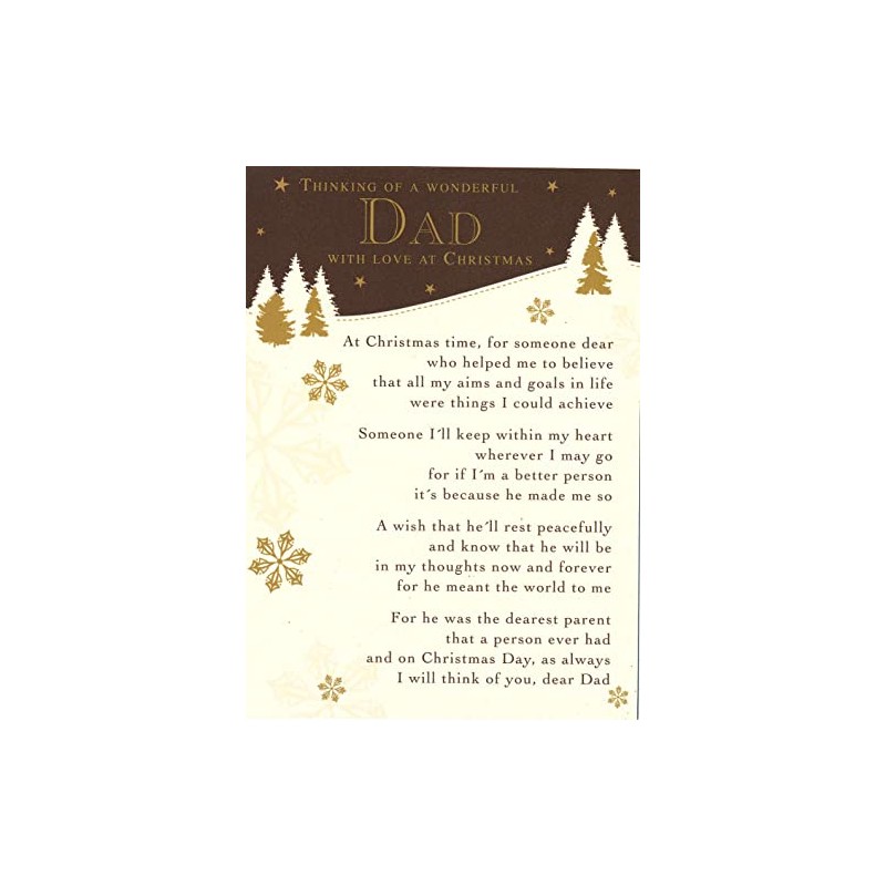 Grave Card - Thinking Of A Wonderful Dad With Love