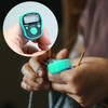 Green Knit Counter Knitting Crochet Stitch Marker Row Counter,Finger Digital