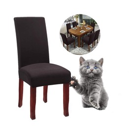 JunYito Chair Covers, Set of 4 or 6, Elastic Universal Stretch for Dining Room Chairs