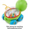 Fisher-Price Baby Crawling Toy Poppity Pop Turtle Push-Along Vehicle With