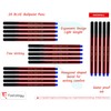 20 x 0.7mm Fine Tipped NATARAJ Classic BLUE Ballpoint Pens