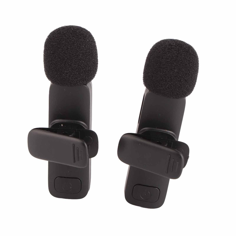Wireless Lavalier Microphone Mini Plug and Play Live Stream Recording