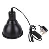 5.5in Reptile Lamp Fixture Uniform Heating Professional Shallow Dome Lamp