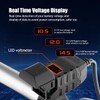 Motorcycle Phone Charger with Voltmeter and Automatic Independent On Off
