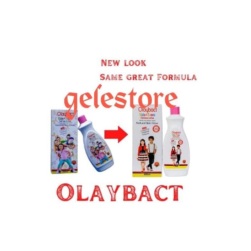 Olaybact Kids & Teens Fairness Lotion. Natural Skin Glow 400mlx1