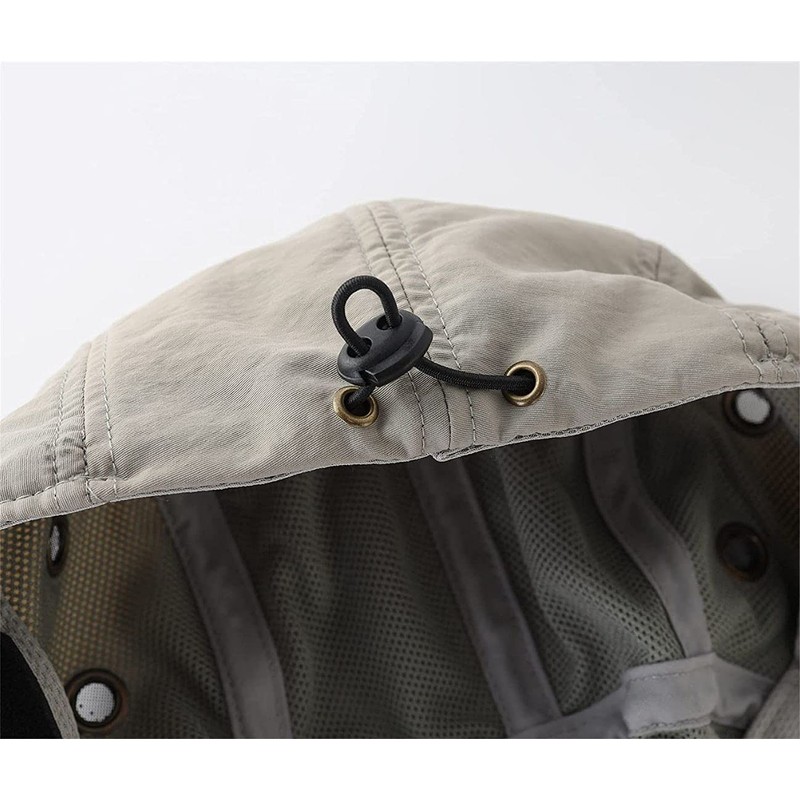 Connectyle Men's Outdoor UV Protection Cap, Neck Cover, Sun Hat,