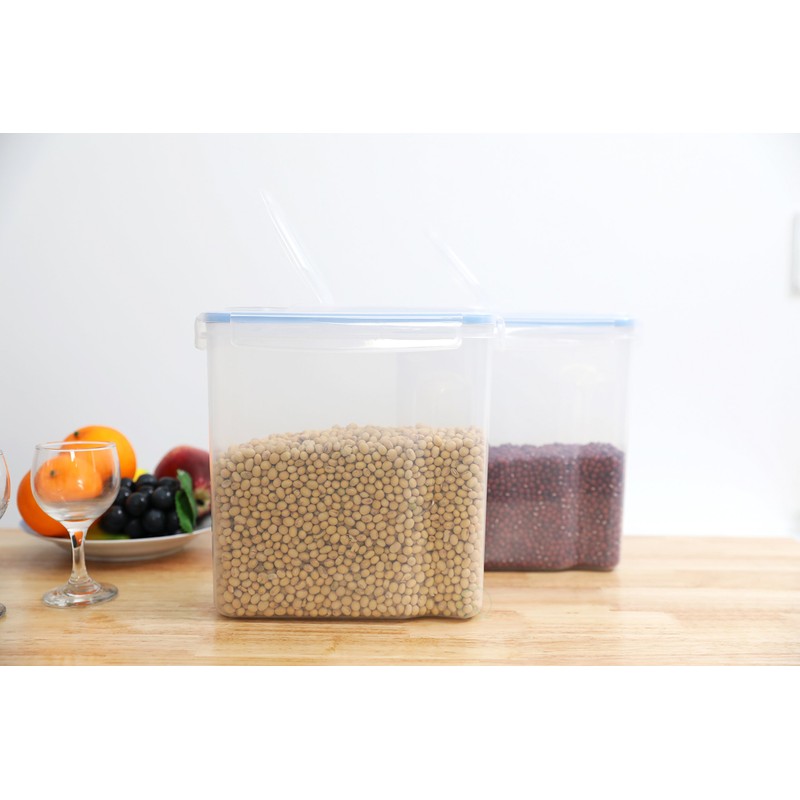 Basicwise QI003322.2 Cereal Containers, Size: 9" W x 4" L