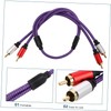 Abaodam RCA Stereo Audio Cable Shielded Connection for Car and
