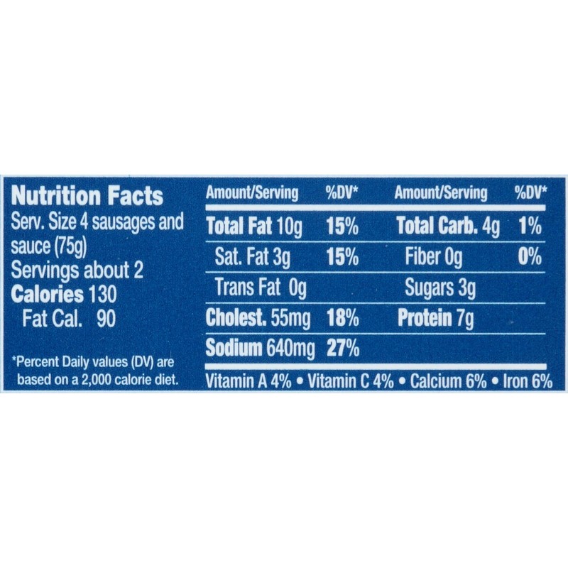 Armour Star Vienna Sausage, Barbecue Flavored, Canned Sausage, 4.6 OZ