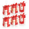 com-four® 6 x Christmas Tree Pendant Gift – Christmas Bauble