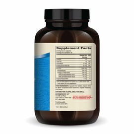 Dr. Mercola Antarctic Krill Oil - 1,000 mg - Omega-3 Supplement with EPA & DHA - Supports Brain, Heart, Joint & Immune Health - GMO-Free, Gluten-Free & Soy-Free - 180 Capsules (90 Servings)