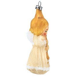 Marolin Angel with Trumpet MA2011021 German Glass Ornament w/Gift Box