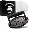 SMASHER KING™ - Premium Cast Iron Smash Burger Press incl.