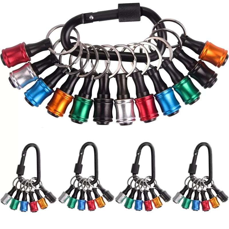 custom-sign 1/4" Hex Shank Quick Release Keychain Screwdriver Drill Bit