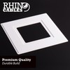 rhinocables Finger Plate Surround for Single Light Switch faceplate or