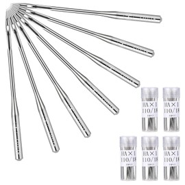50 Pcs 110/18 Heavy Duty Sewing Machine Needles,Denim Needle for Sewing Machine,Universal Sew Machines Needles Heavy Duty Embroidery Regular Needle Supplies for Leather Jeans Canvas Fabrics