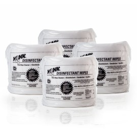 Monk - 69804R Disinfecting Gym Wipes 4 Refill Pack of 800 Count Wipes