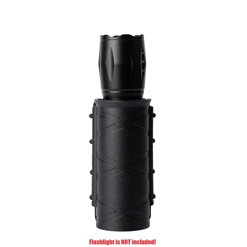 TACNEX Flashlight Holder for Duty Belt Tactical MOLLE Torch Holster