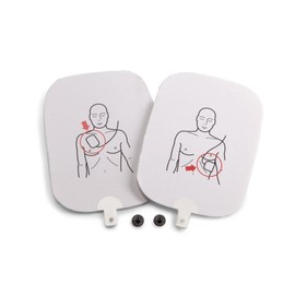 RELIANCE MEDICAL AED Ultra Trainer Adult Pad Set, Silicon Base, Clear Anatomical Placement Graphics, Intelligence CPR Defibrillation Pads. Adult Replacement Training Pad Set (2-Count)