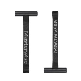 Masterwise Quick Hood Loops, Kayak Tie Down Anchor Straps for Car Hoods and Trunks, Bow Stern Canoe Transport Secure Lashing Straps for Roof Racks, Boat, Canoe, Kayak, 2 PCS