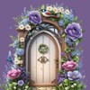 Tree Fairy Door Wall Decal, Removable Wall Sticker
