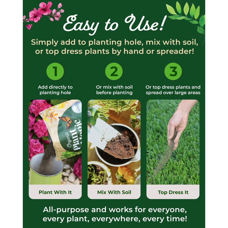 Organic Plant Magic - Truly Organic™ Slow Release Granular Fertilizer: