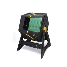 Miracle-Gro SC105 Single Chamber Tumbling Composter, 105 L/27.7 Gallon, Black