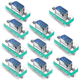 JUXINICE 10Pack CAN Bus Terminal Resistance 120 OHM D-SUB 9 PIN RS323 Serial Male to Female Connector Adatper -CAN DB9 Adapter