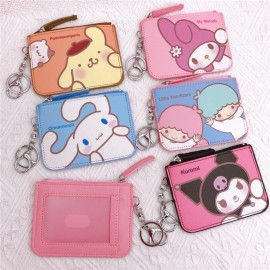 Sanrio My Melody Wallet ID Card Holder Keychain NEW US Seller