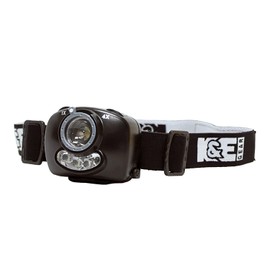 Railhead Gear 140 Lumen Focus Control LED Headlamp, Adjustable Pivot Base, 220 Ft Beam Distance, IPX4 Rated, 3.4oz., KE-FC115N