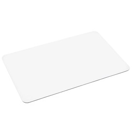 ExactMade - Clear Placemats Set of 6, USA Made, Safe, 11 x 17 Inch Rectangle, 2mm Thick Ultra Clear Smooth Vinyl, Plastic Table Mats, Plastic Placemats, Plactic Mat, Kitchen Placemats Plastic