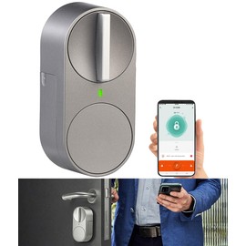 VisorTech Smart Schloss: Smarter motorbetriebener Türschlossantrieb mit Bluetooth und App (Tür-Schlossantrieb, Türschloss.Antriebe elektronisch, Schließzylinder)