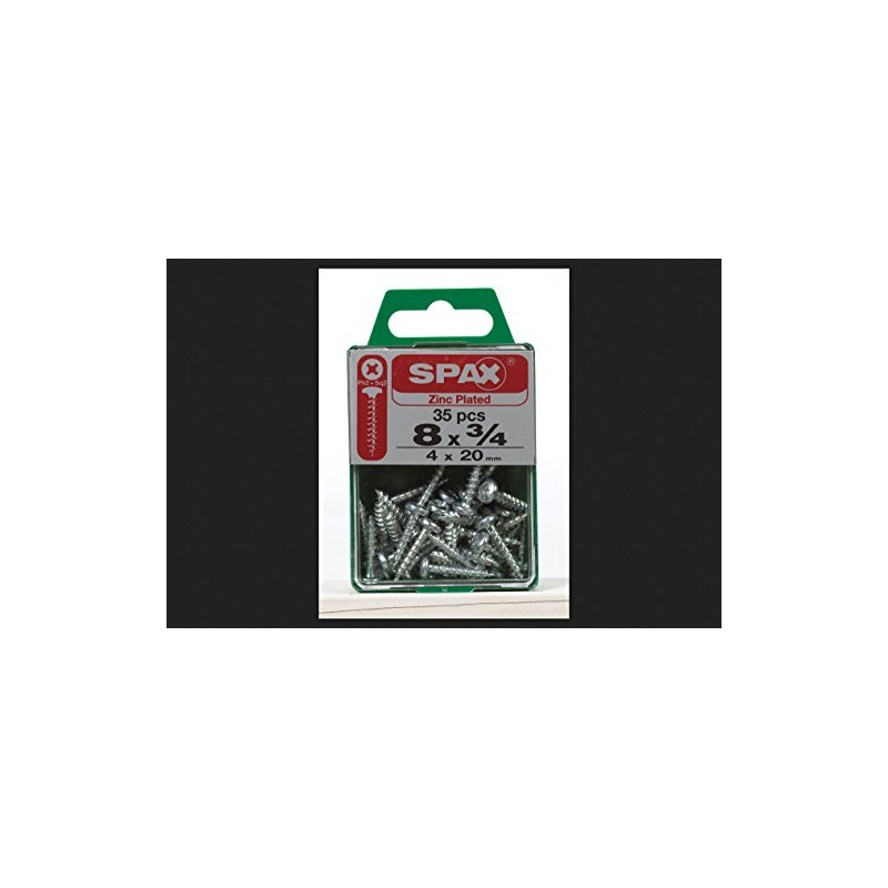 SPAX No. 8 x 3/4 in. L Phillips/Square Pan Head