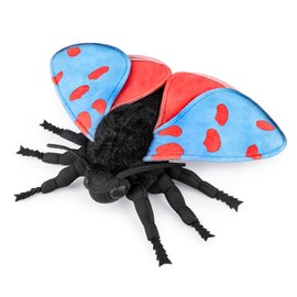 ZHONGXIN MADE Blue Cinnabar Moth Plush Toy