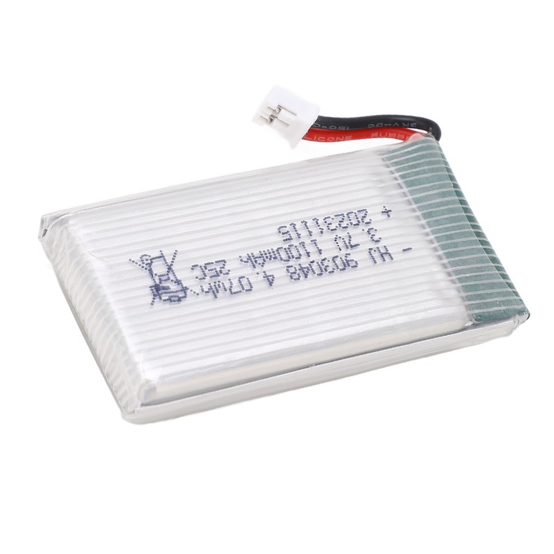 3.7V 1100mAh Battery With PH2.0 Connector Drone Flight Battery Li