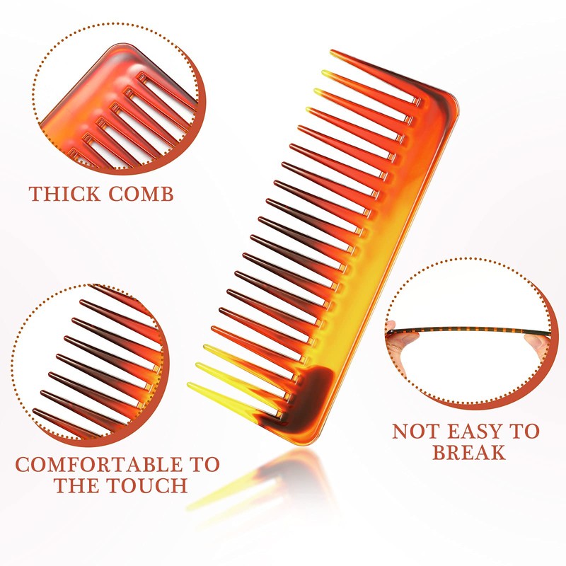 Large Detangling Comb for Curly, Wet or Dry Hair -