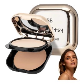 Lh Polvo Compacto, Base En Polvo Mate De Doble Capa (marfil
