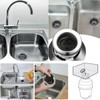 AAWUUT Garbage Disposal Splash Guard,3-3/8 Inch Kitchen Sink Drain Plug,Splash