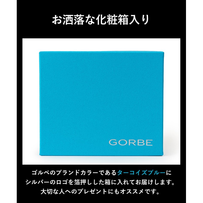 Golbe c/e Men's Bi-fold Wallet, Cowhide Leather, Vegetable Tanned Leather,