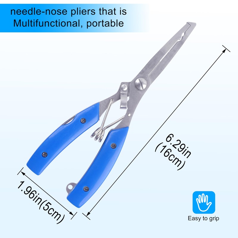 Fishing Crimping Pliers + 500pcs Fishing Crimp Sleeves Kit, Fishing