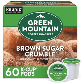 Green Mountain Coffee Roasters Brown Sugar Crumble Keurig Single-Serve K-Cup pods, Medium Roast Coffee, 60 Count (6 Packs of 10)