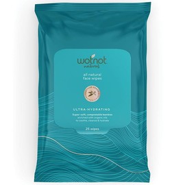 wotnot Ultra Hydrating Natural Facial Wipes X 25