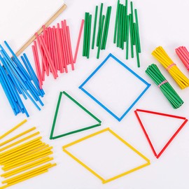 Counting Stick Number Sticks Toy Addition and Subtraction Teaching Aids Toys Arithmetic Stick Math Stick Tool Supplies Plastic