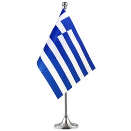 Greece Flag Greek Flag Table Flag,Desk Flag,Office Flag,International World Country Flags Banners,Festival Events Celebration,Office decoration,Desk,home decoration