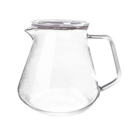 Zerodeko 1pc Versatile Glass Coffee Pot Transparent Milk Jug for Home Use Heat Resistant Design for Tea Coffee Milk Juice Leak with Dust Cover