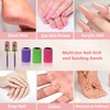 Newellsail Pack of 210 Sanding Bands for Nail Drills 80/150/240