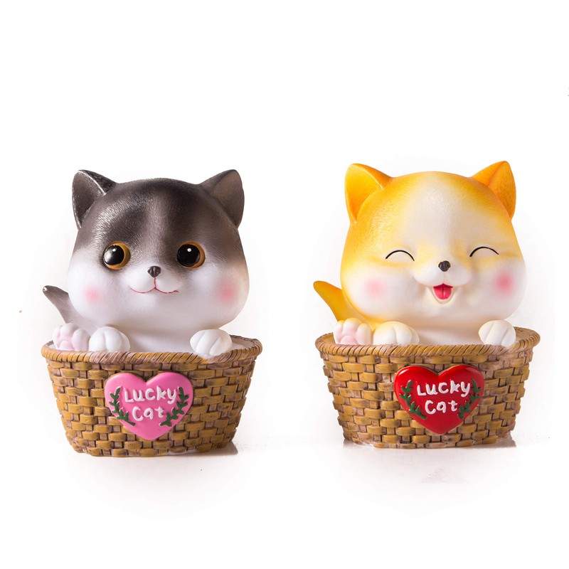 Happy Maneki Neko Money Box, For Interior Decoration, Just By