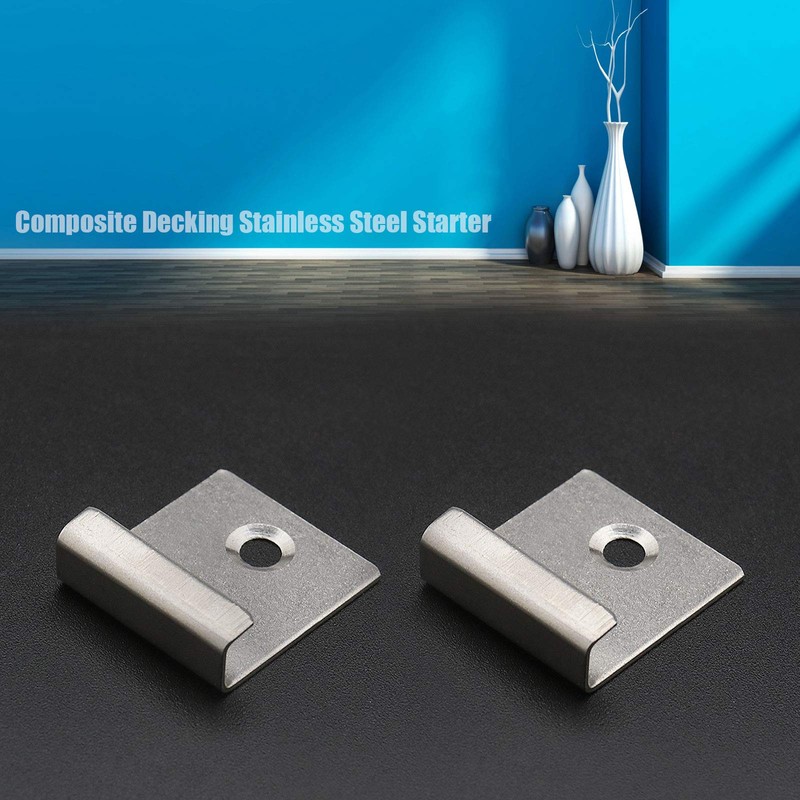 Create idea Decking Start/End Clamp Decking Hidden Starter Closure Board
